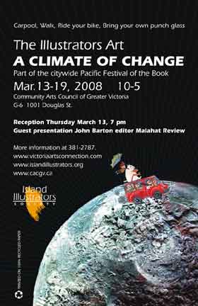 Island Illustrators - A Climate of Change Exhibition